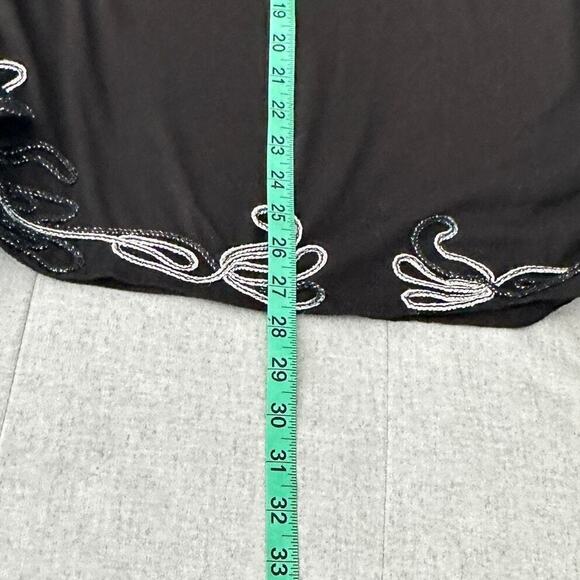 Once Again Quill Braid 3/4 Sleeve Top Size 3X Whimsigoth Victorian Baroque - Picture 9 of 9